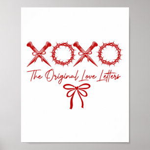 Xoxo The Original Love Letters Christian Valentine Poster