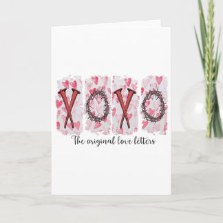 Xoxo The Original Love Letters, Jesus Christian Va Card