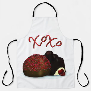 XOXO Valentine Bonbon and Dark Chocolate Apron