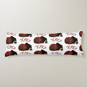 XOXO Valentine Bonbon and Dark Chocolate Body Cushion