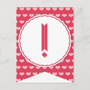 XOXO Valentine Party Flag Bunting Banner ! Holiday Postcard