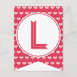 XOXO Valentine Party Flag Bunting Banner L Holiday Postcard