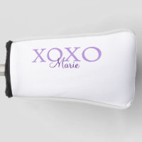 Xoxo valentine's day add name purple pastel minima