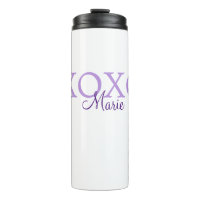 Xoxo valentine's day add name purple pastel minima