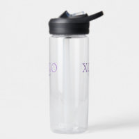 Xoxo valentine's day add name purple pastel minima