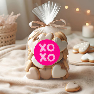 XOXO Valentine's Day Classic Round Sticker