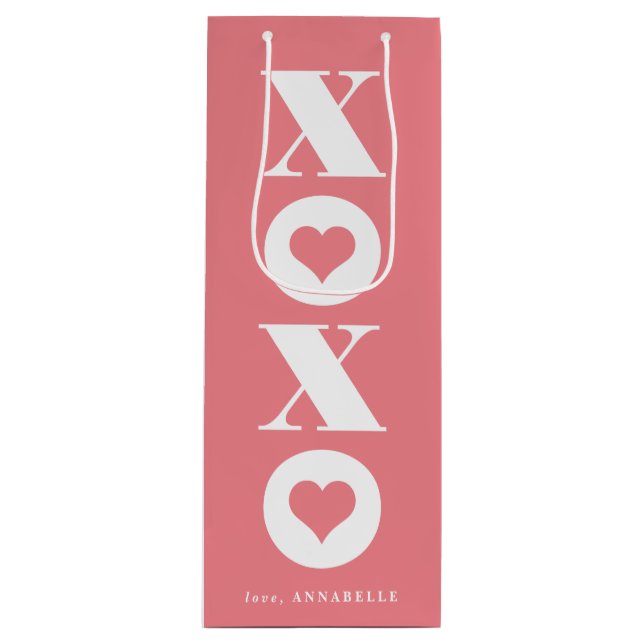 xoxo Valentine's day gift bag (Front)