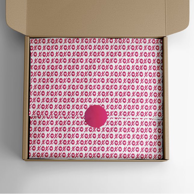 XOXO Valentine's Day Pattern Tissue Paper (Creator Uploaded)