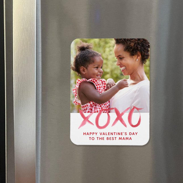XOXO Valentine's Day Photo Magnet for Mum (Creator Uploaded)