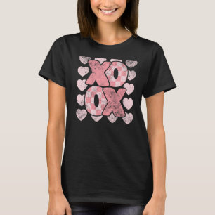 XOXO Valentine's Day Retro Groovy Love Valentine H T-Shirt
