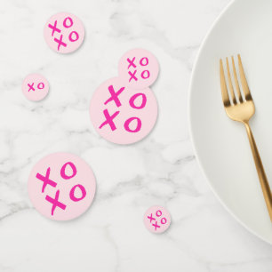 XOXO Valentine's simple Confetti