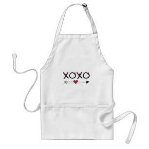 XOXO Valentines Standard Apron