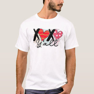XOXO Yall Valentine Valentine's Day V-Day February T-Shirt