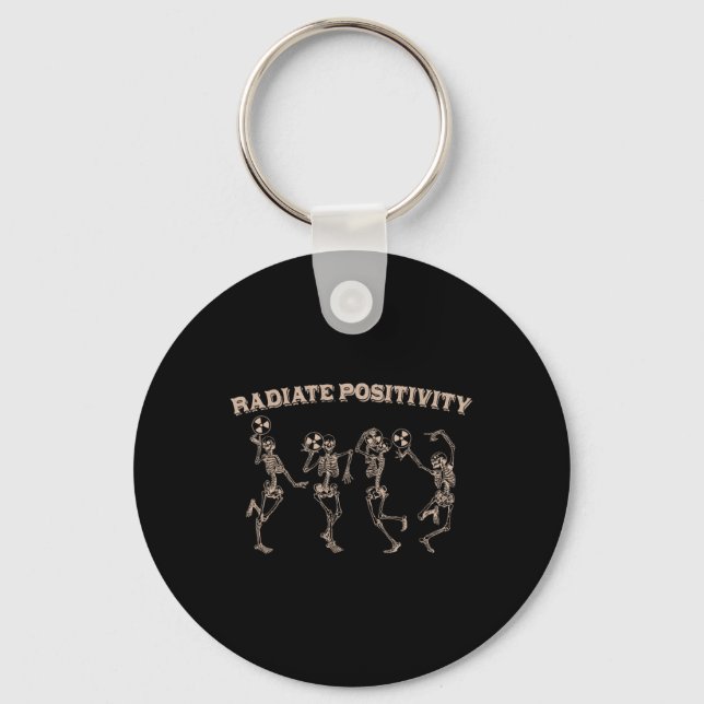 Xray Ct Rad Tech Radiology Radiate-positivity Nurs Key Ring (Front)