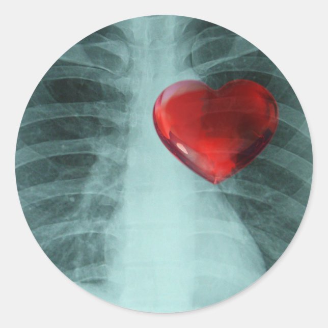 Xray Heart Case Sticker (Front)