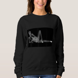 Xray image of a woman high heels and underwear Xra Sweatshirt