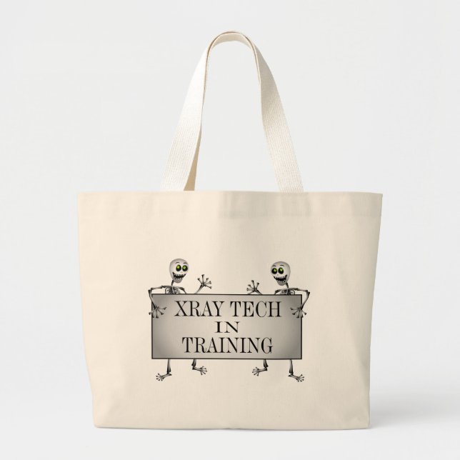 Xray In Training Large Tote Bag (Front)