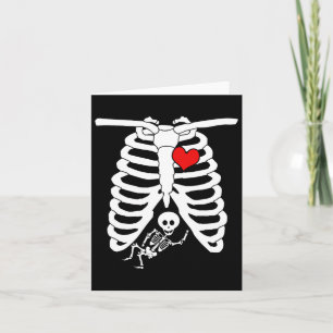 Xray Maternity Shirt Pregnant Skeleton Women Men Card