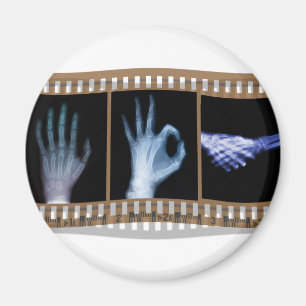 XRAY SIGN LANGUAGE FILM - HAND OK HANDSHAKE MAGNET
