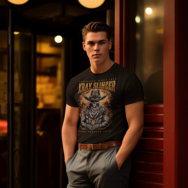 XRay Slinger Skeleton Cowboy T-Shirt (Creator Uploaded)