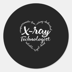 Xray tech, X-ray technologist Classic Round Sticker