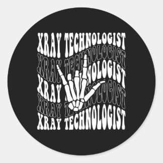 Xray Technologist For Radiographer Or Radiology Classic Round Sticker