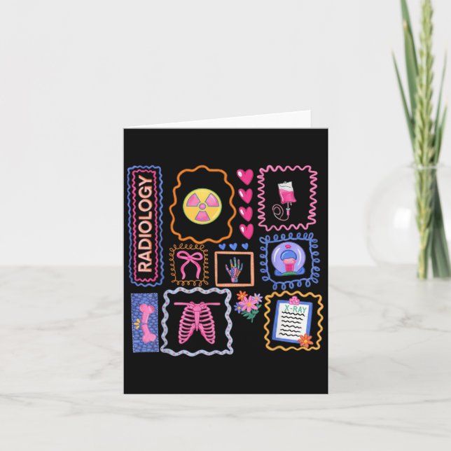 Xray Technologist Xray Tech Radiologic Technologis Card (Front)