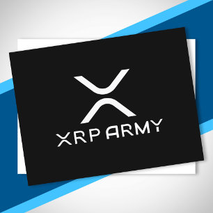 XRP Army Quote Hodl Crypto Cryptocurrency Meme Postcard