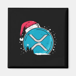 Xrp Christmas Hat Moonshot Ripple Crypto Merch To  Magnet