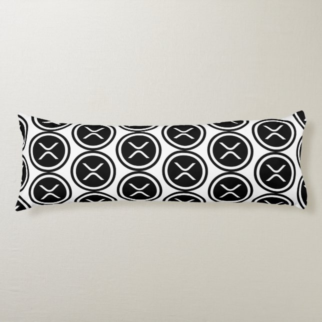 XRP Coin Logo Body Pillow (Front)