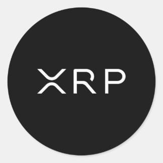 Xrp Coin Ripple Cryptocurrency Wallet Hodler To Th Classic Round Sticker