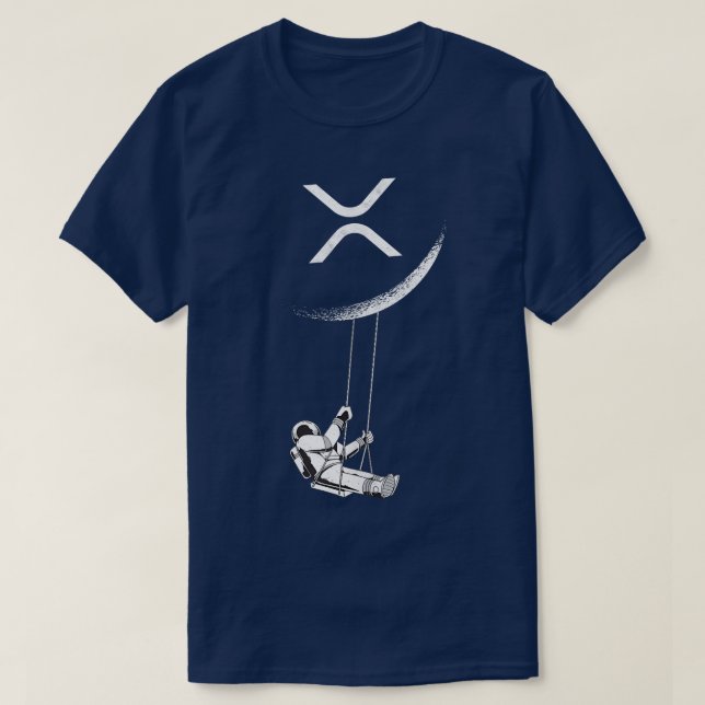XRP Crypto Gift Cryptocurrency Blockchain Communit T-Shirt (Design Front)