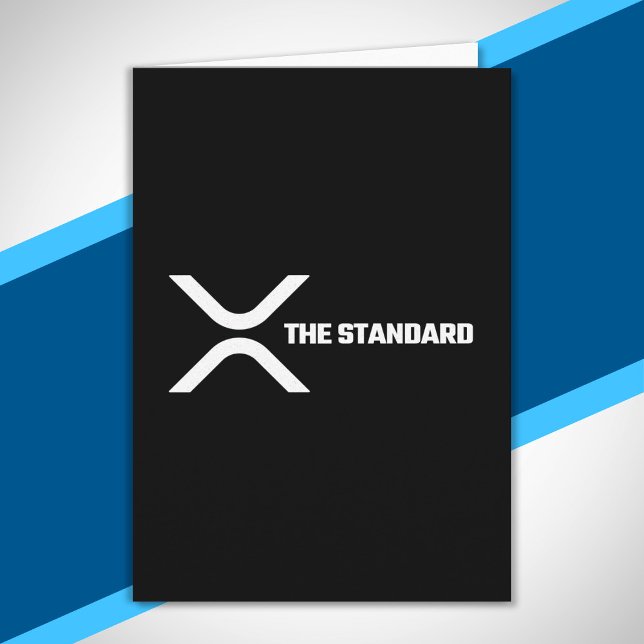 XRP Crypto Meme Cryptocurrency The Standard Quote Card (Creator Uploaded)