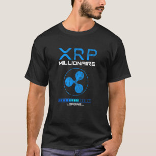 XRP Crypto MILLIONAIRE HODL Ripple Token to the Mo T-Shirt