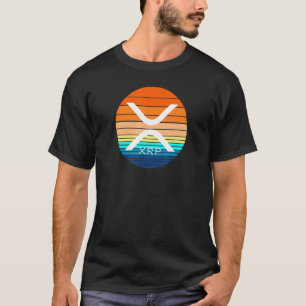Xrp Crypto Modern Sunset Hodl Cryptocurrency T-Shirt