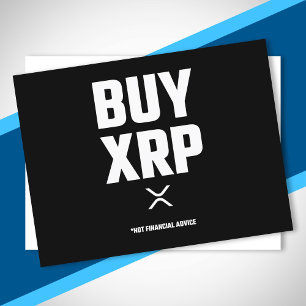 XRP Crypto - XRP Cryptocurrency - Buy XRP - XRP Postcard