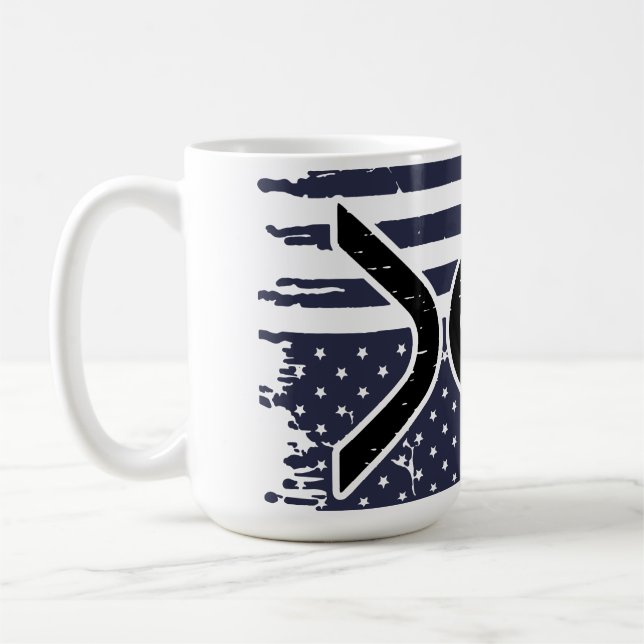 XRP Cryptocurrency USA American Coffee Mug (Left)