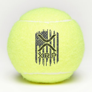 XRP Cryptocurrency USA American Tennis Balls