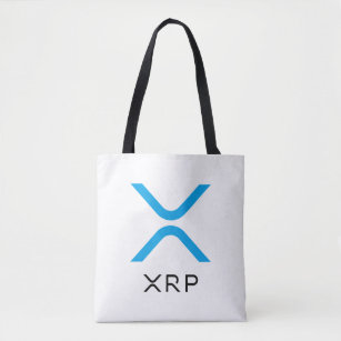 XRP Ripple Blue & Black Logo   Tote Bag