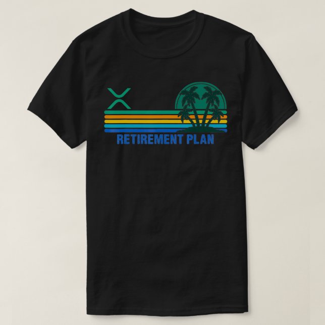 XRP Ripple Crypto Coin Blockchain Cryptocurrency  T-Shirt (Design Front)