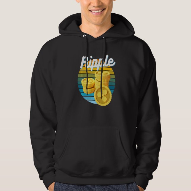 Xrp Ripple Cryptocurrency Blockchain Nft Bitcoin H Hoodie (Front)