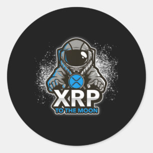 Xrp Ripple Cryptocurrency Classic Round Sticker
