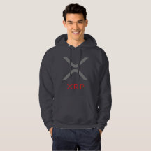 XRP Ripple Grey & Red Logo | Hoodie