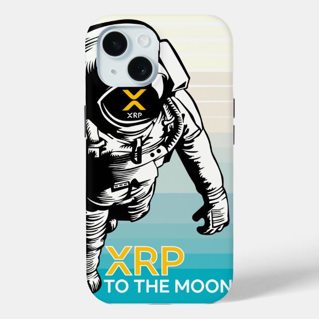 XRP TO THE MOON - XRP cryptocurrency  Case-Mate iPhone Case (Back)