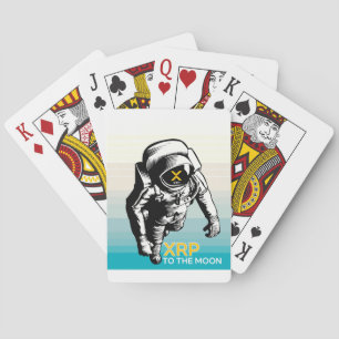 XRP TO THE MOON - XRP cryptocurrency Playing Cards