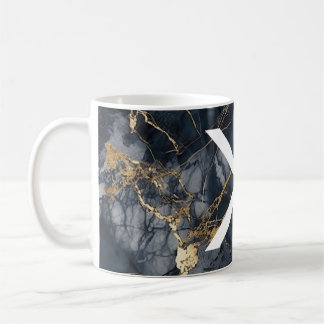 XRP 'X' Logo Indigo Marble Mug
