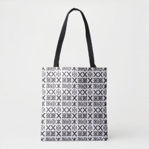 Xs xoxo tick tack no tote bag
