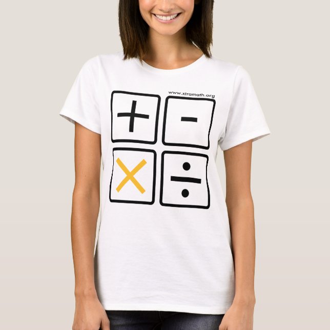 XtraMath Calculator Buttons (many styles) T-Shirt (Front)