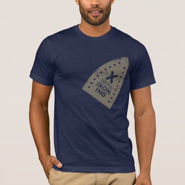 Xtreme Iron Burn 3 Dark Bella Canvas T-Shirt (Front)