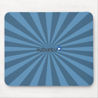 Xubuntu Linux Blue StarBurst Mouse Pad